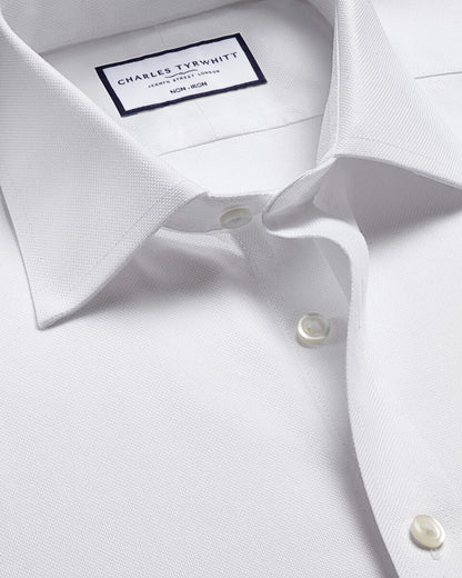 Non-Iron Royal Oxford Classic Fit Shirt - White