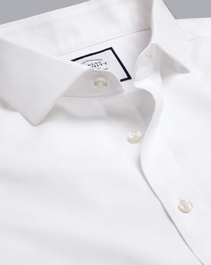 Extra Slim Fit Non Iron Poplin Shirt White