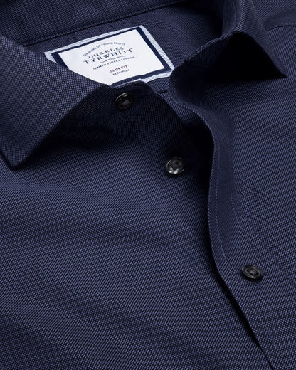 ClassicFit Cutaway Collar Non-Iron Royal Oxford Shirt - French Blue