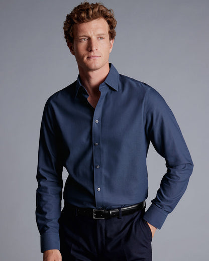ClassicFit Cutaway Collar Non-Iron Royal Oxford Shirt - French Blue