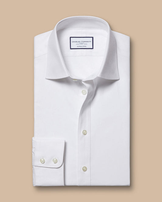 Luxury Twill Egyptian Cotton Extra Slim Fit Shirt