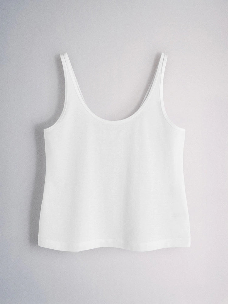 Essential Scoop Wide Strap Vests Pastels