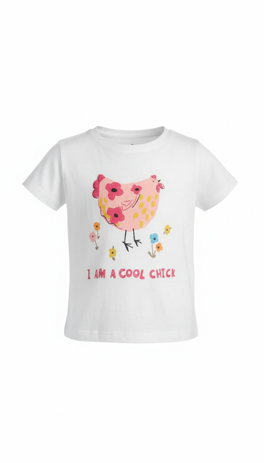 Cute Chick White girls top