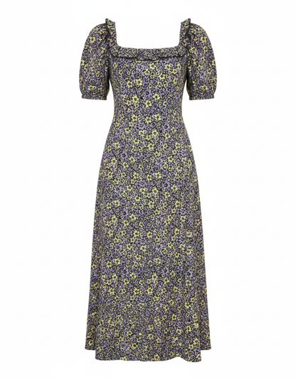 Milk Maid Floral Dress