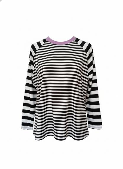 Mono Stripe Top