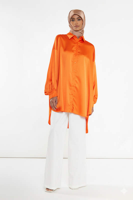 Oversized Shirt Orange