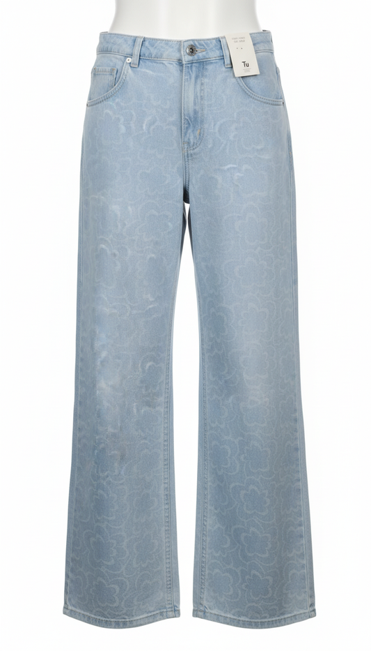 Light Wash Wide Leg Jeans