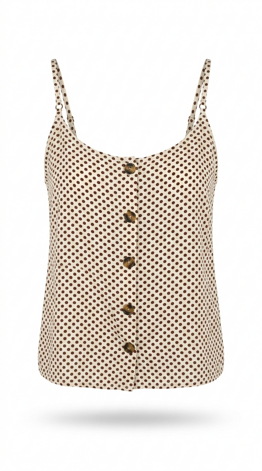 Polka Dot Cami Sleeve Top