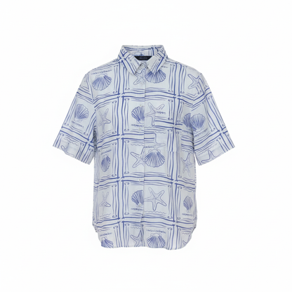 Seashells Print Shirt