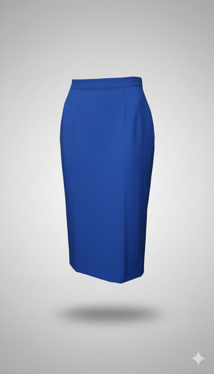 Blue Midi Skirt