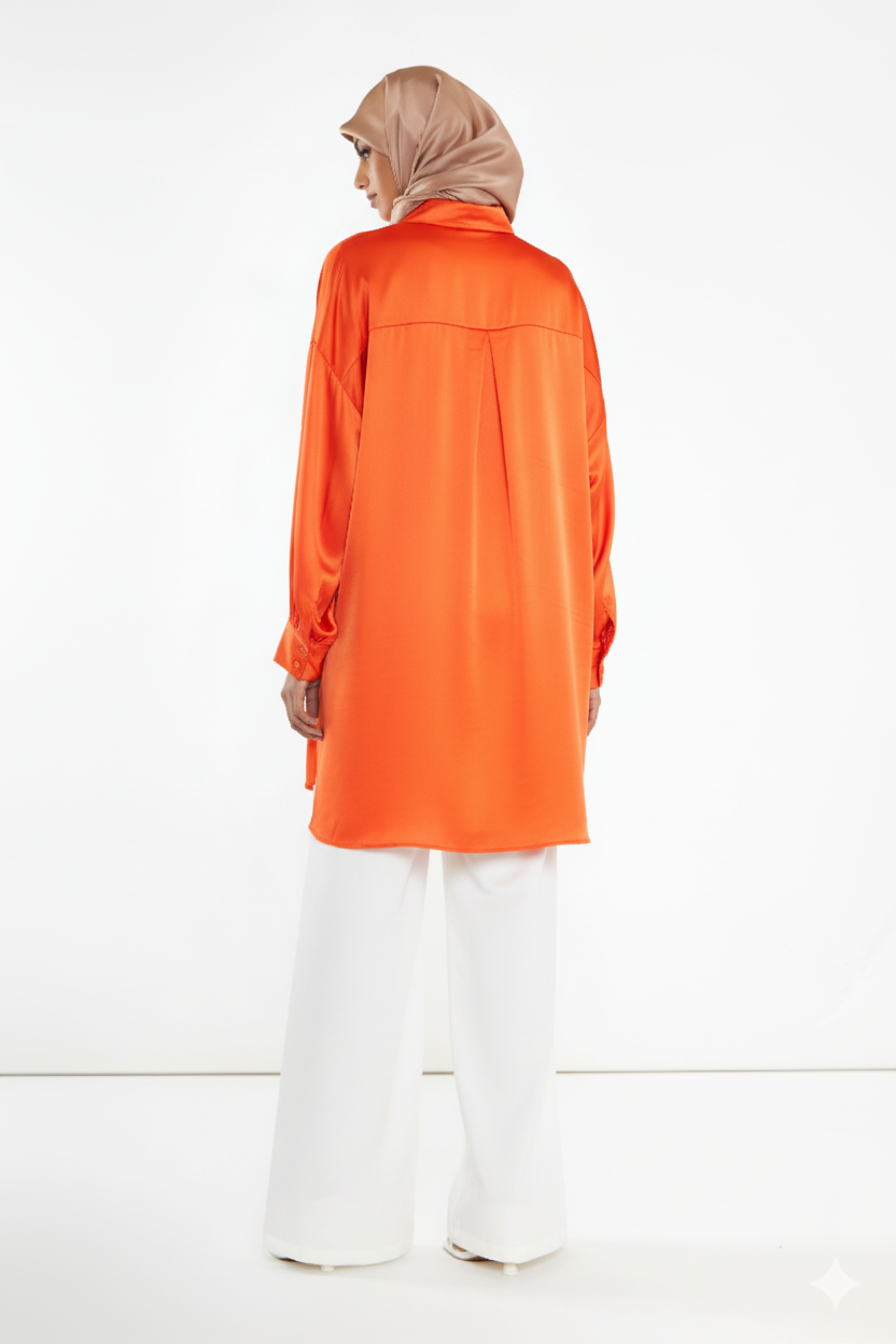 Oversized Shirt Orange