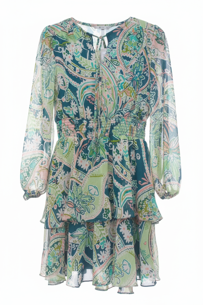 Green Floral Dress