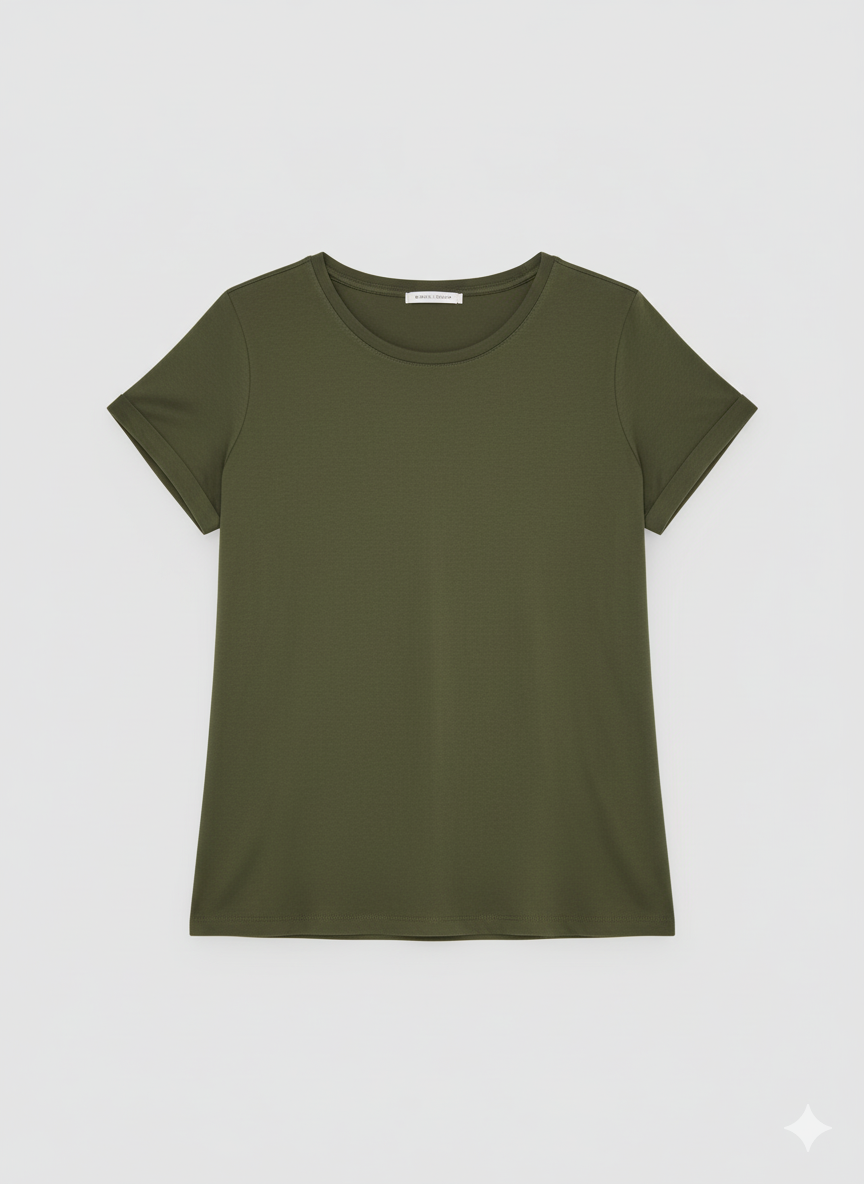 Khaki Everyday Regular Fit T-Shirt