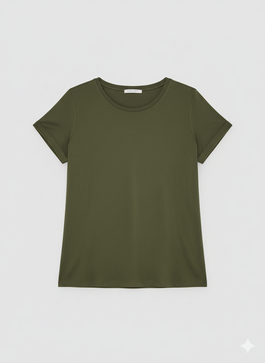 Khaki Everyday Regular Fit T-Shirt