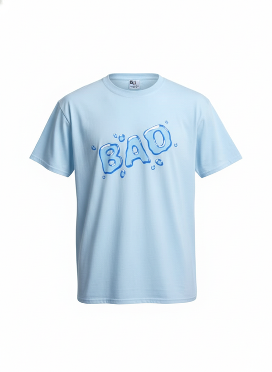 Drip Oversized T-Shirt Blue