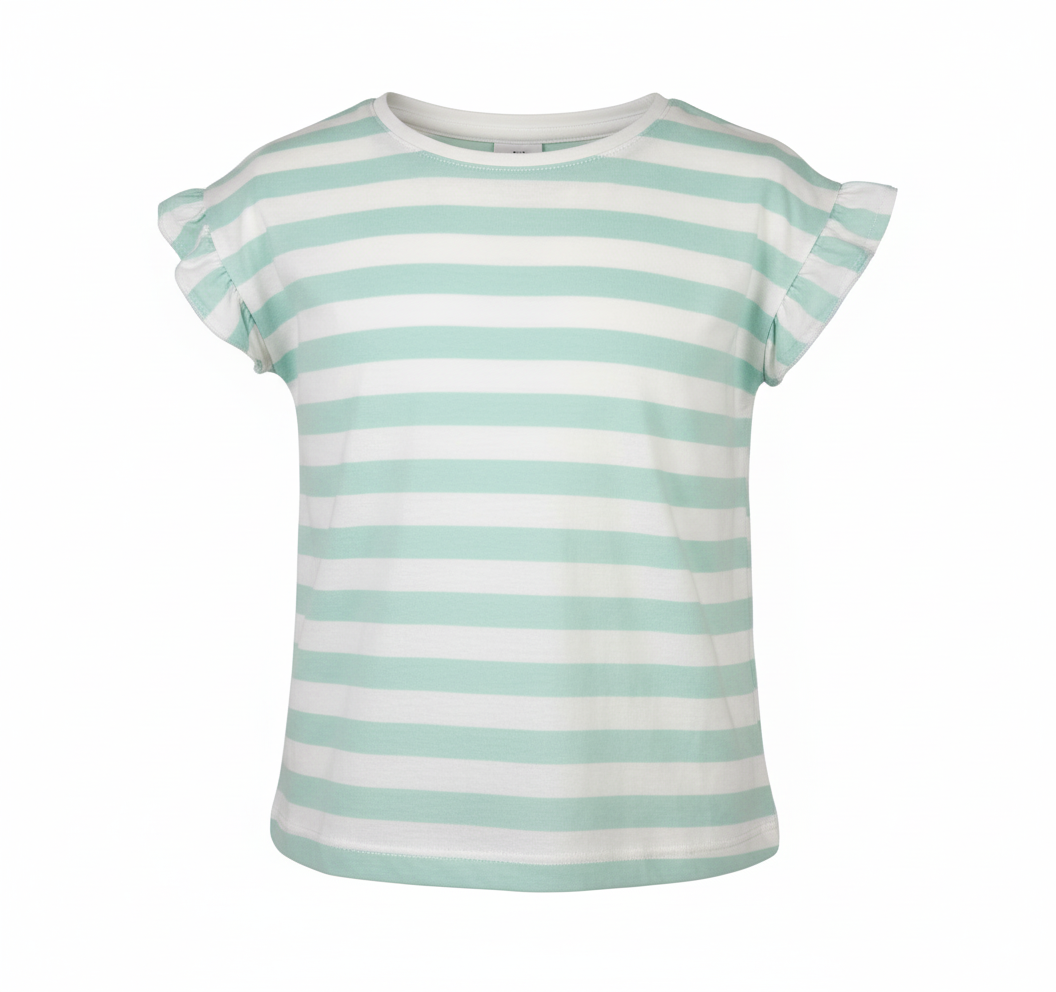 Aqua Stripe Top