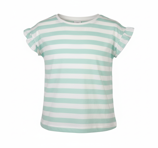 Aqua Stripe Top