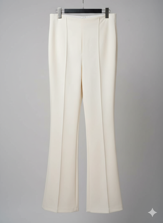 Full lenght High Waist Flare Trousers