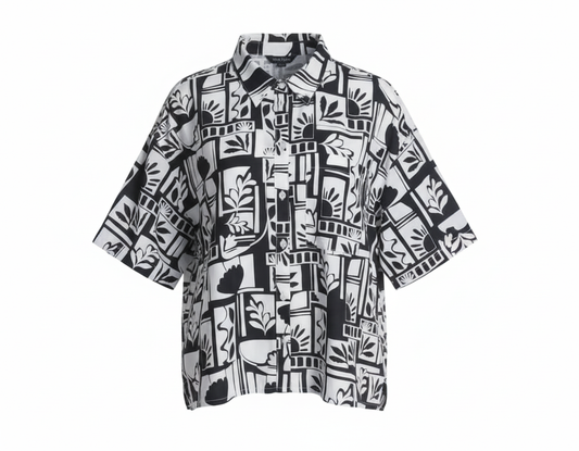 Mono Abstract Short Sleeve Shirt