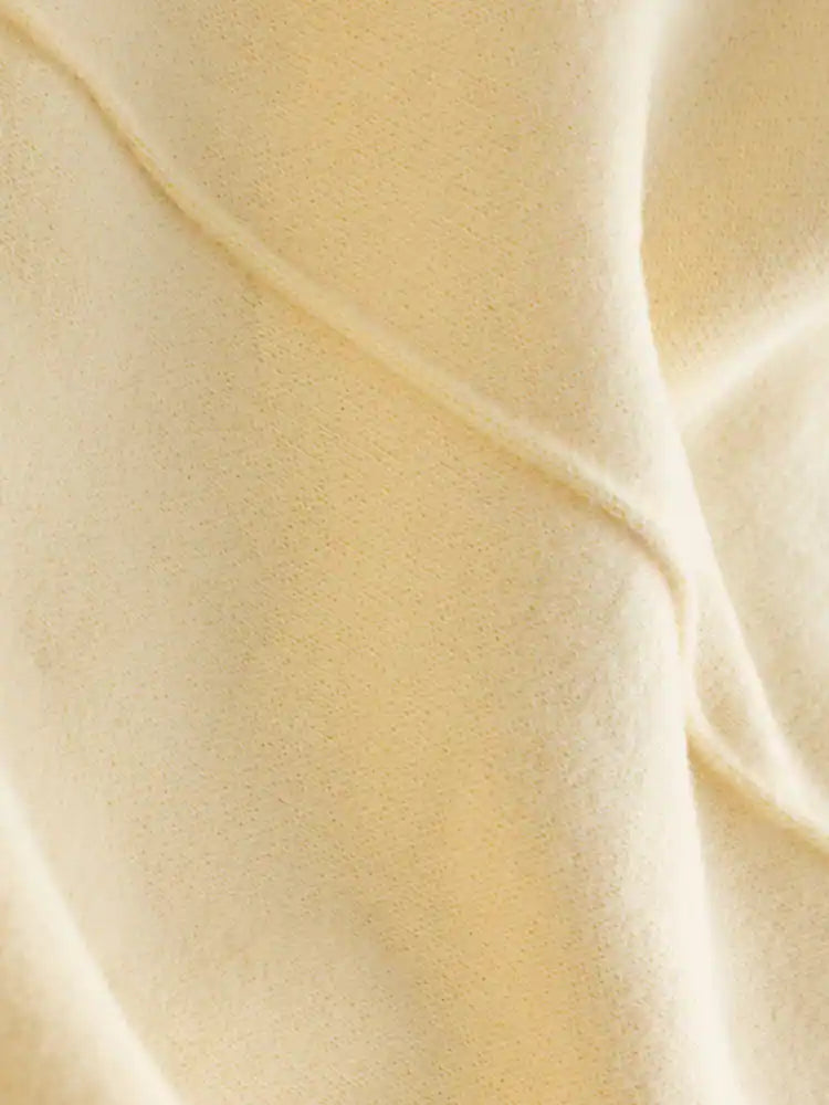 Butter Yellow Wide Leg Joggers