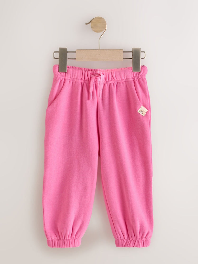 Bright Pink Cuffed Sweat Joggers