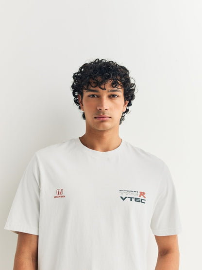 White Honda Integra Type R Hot Hatch Car Graphic T-Shirt
