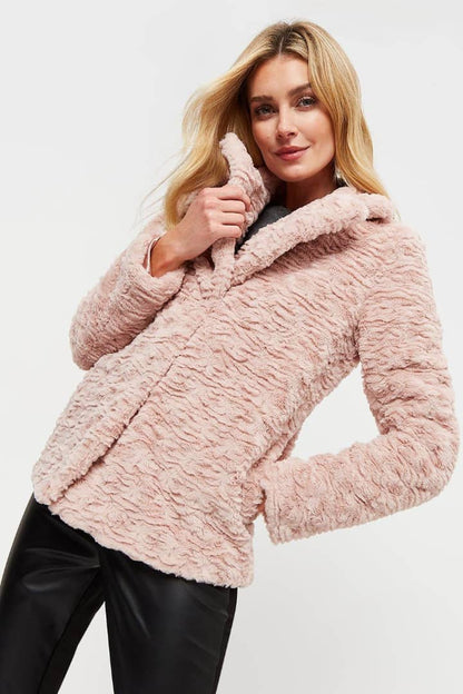 Faux fur jacket