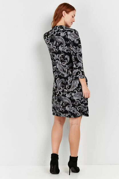 Paisley Print Dress