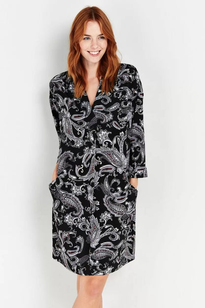 Paisley Print Dress