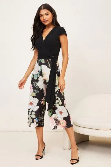 2 In 1 Floral Jumpsuit