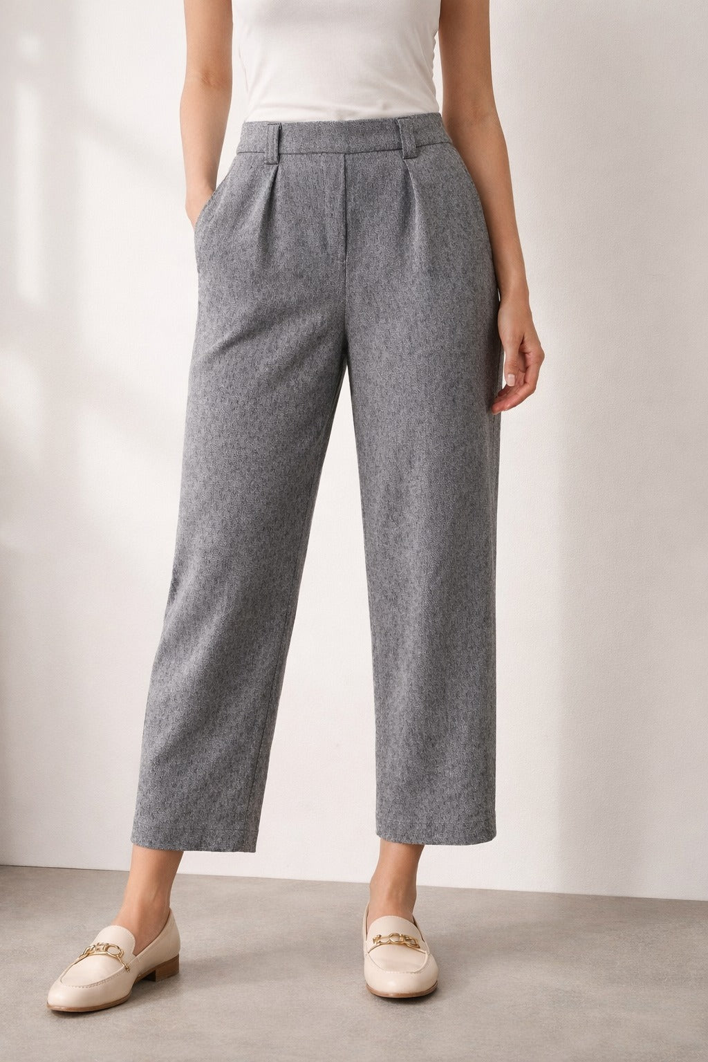 Casual Chic Trouser - Grey