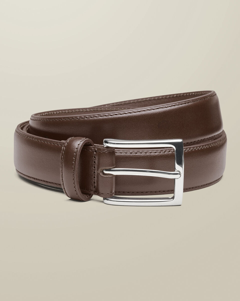 Leather Formal Belt Chocolate