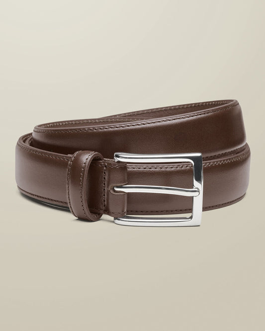 Leather Formal Belt Chocolate