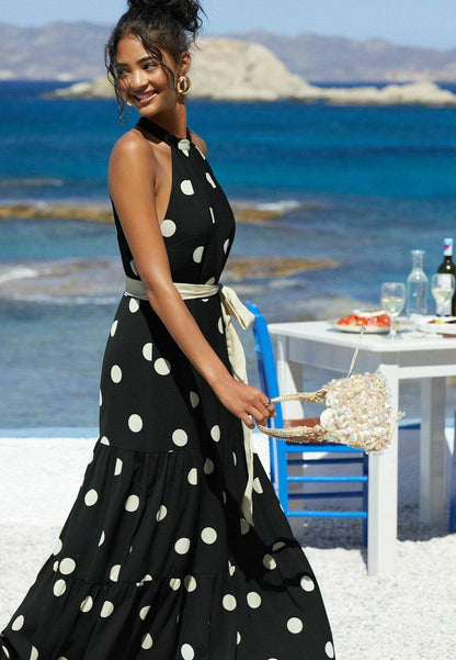 Polkadot  Regular Fit Maxi Dress