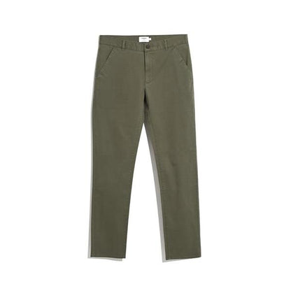 Elm Slim Fit Twill Chino Olive Green