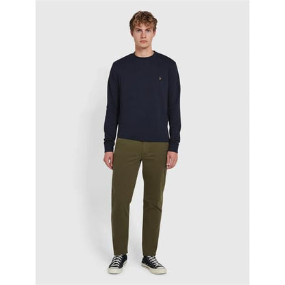 Elm Slim Fit Twill Chino Olive Green
