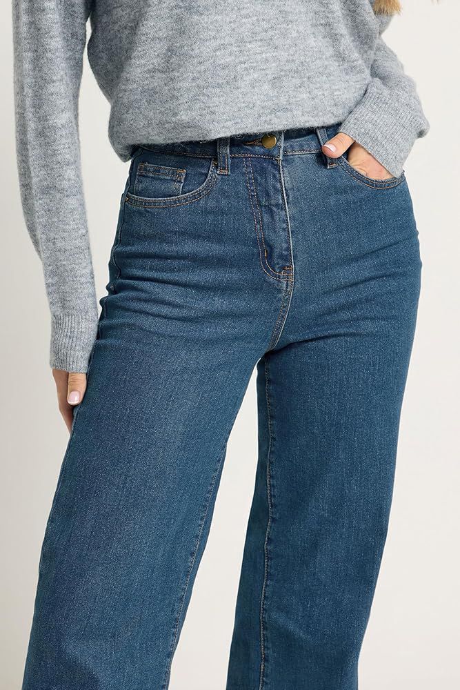 Long Tally Sally Blue Beau Wide Leg Jeans