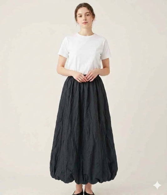 V by Very Cotton Puffball Midi Skirt