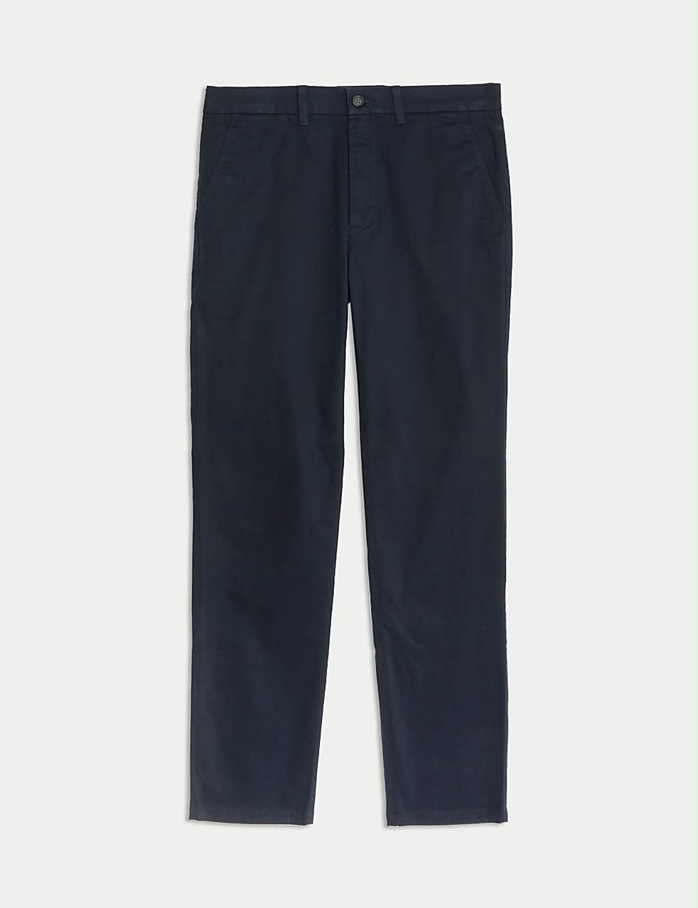 Big & Tall Regular Fit Stretch Chinos-Navy