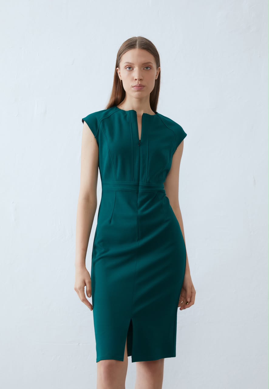 Anna Field Shift Dress Green