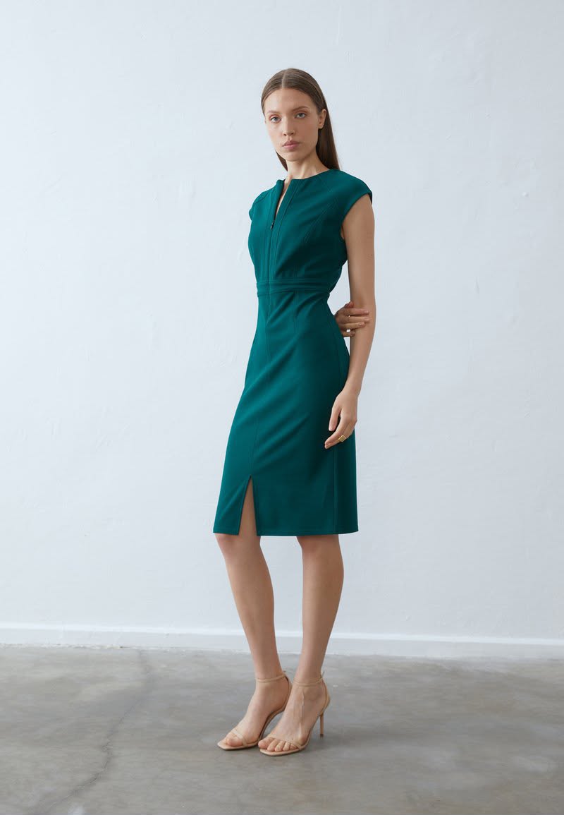 Anna Field Shift Dress Green