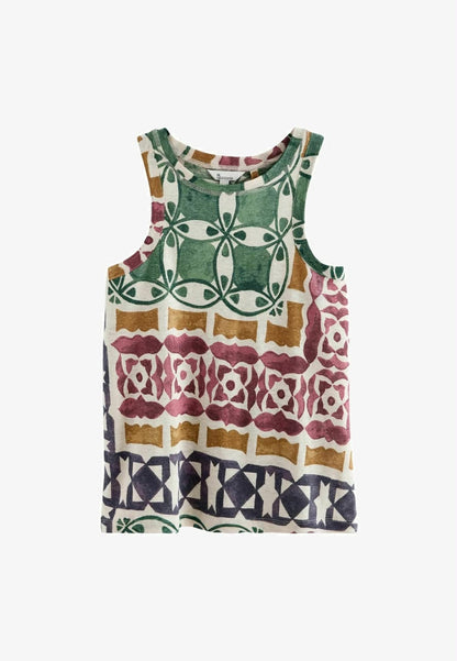 Geo Print Top Multi