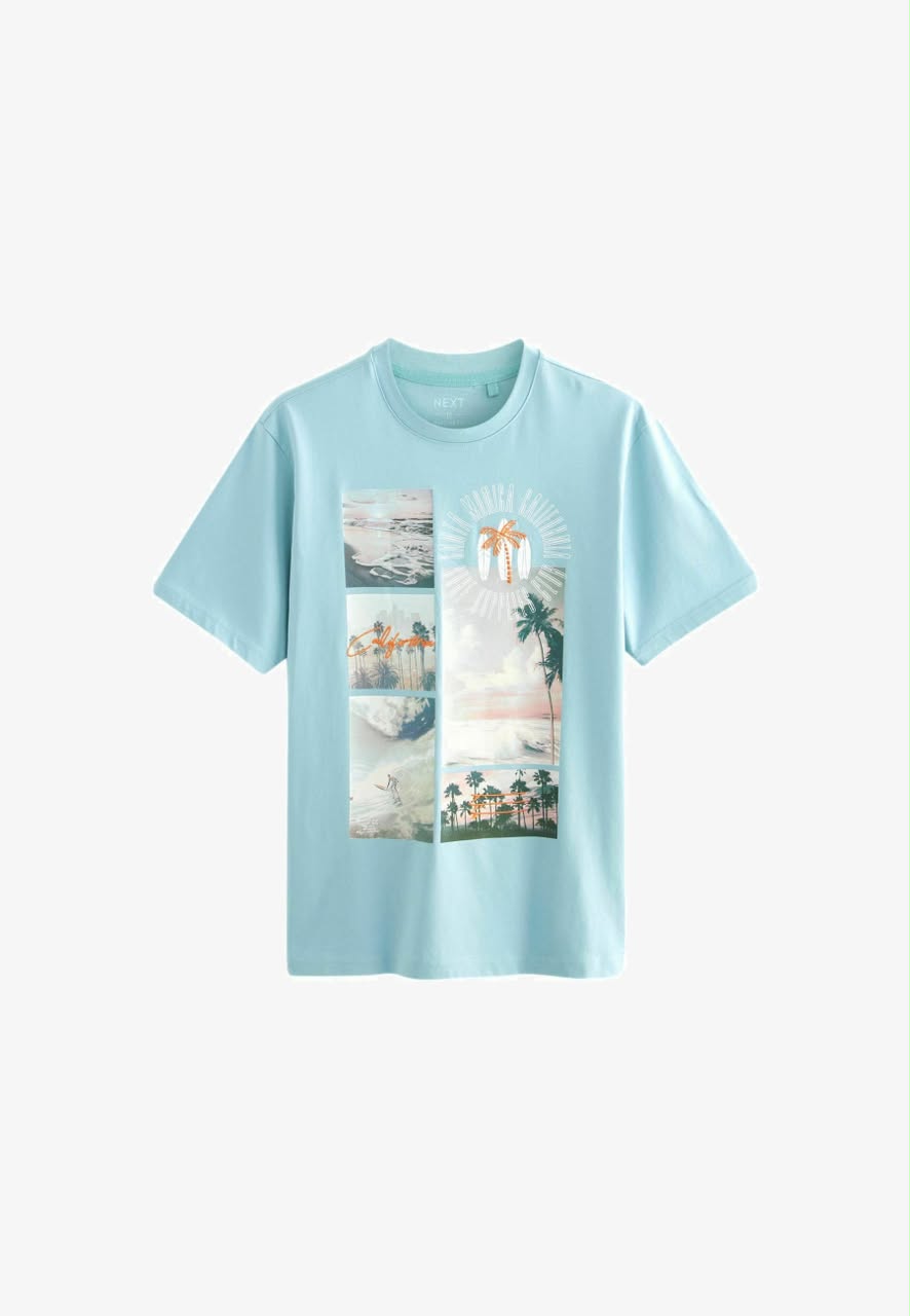 T-Shirt Imprime Blue