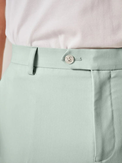 Mint Green Skinny Fit  Motionflex Stretch Suit Trousers