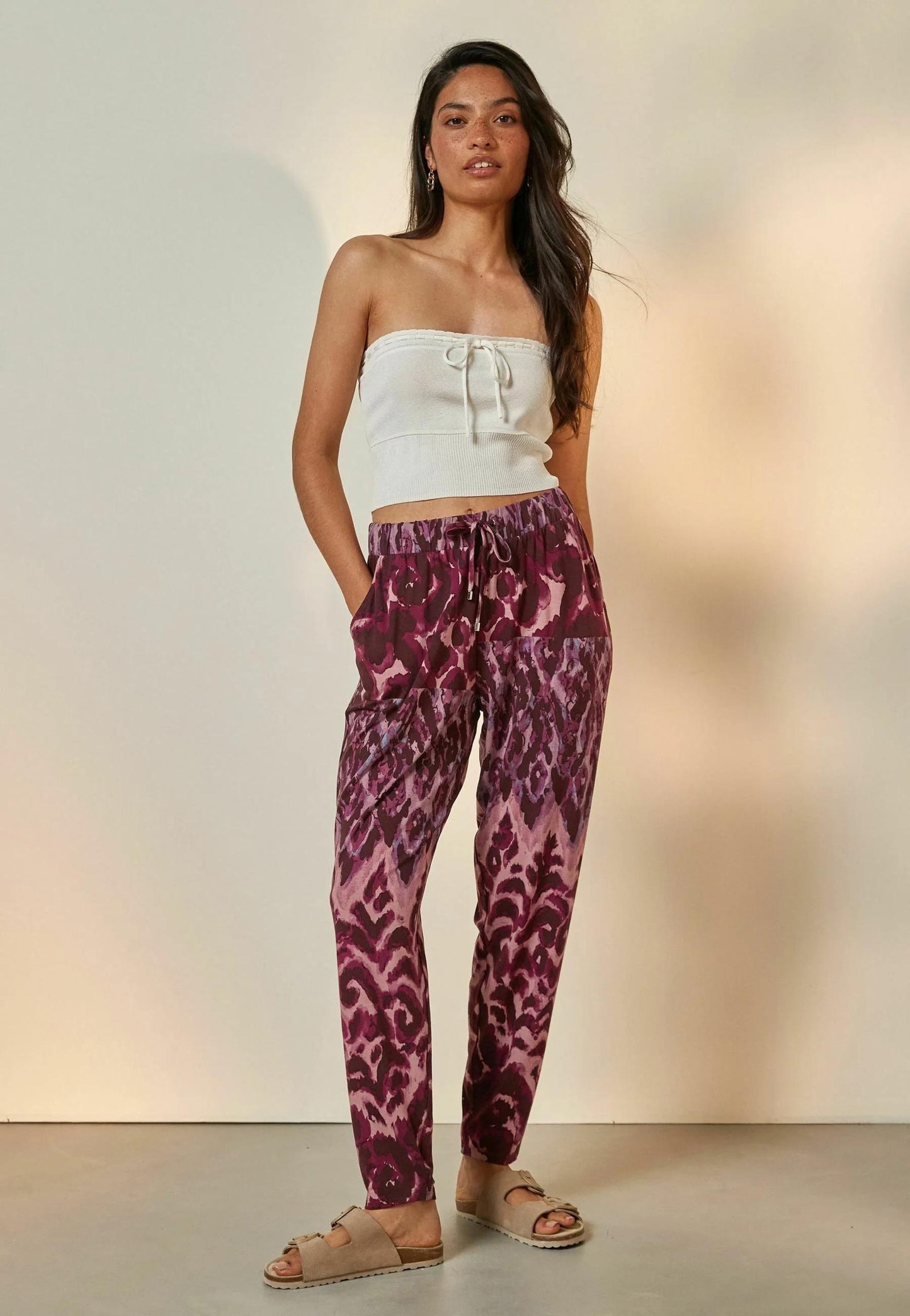 Trousers-purple