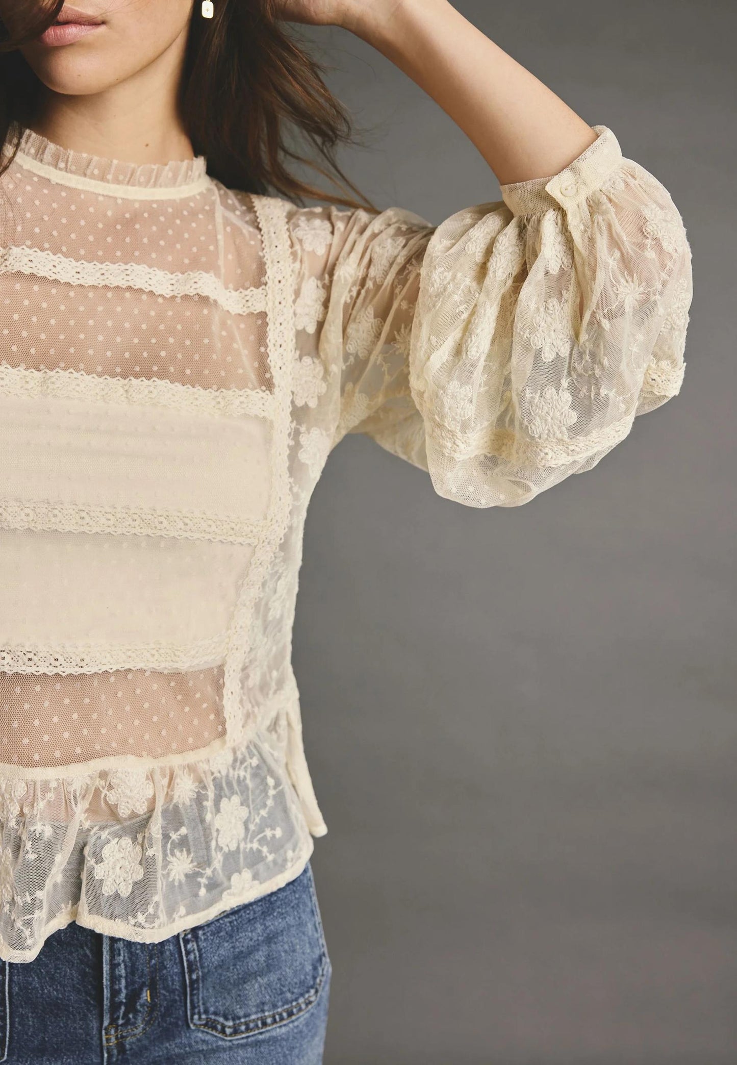 Regular Fit - Blouse Cream