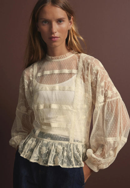 Regular Fit - Blouse Cream