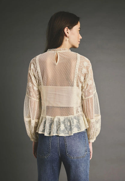 Regular Fit - Blouse Cream