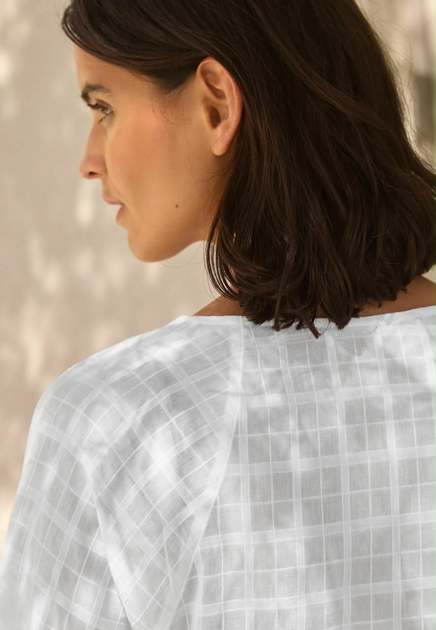 White Cotton Kaftan Cover-Up