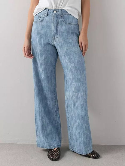 Denim Co-ord Wide Leg Jeans